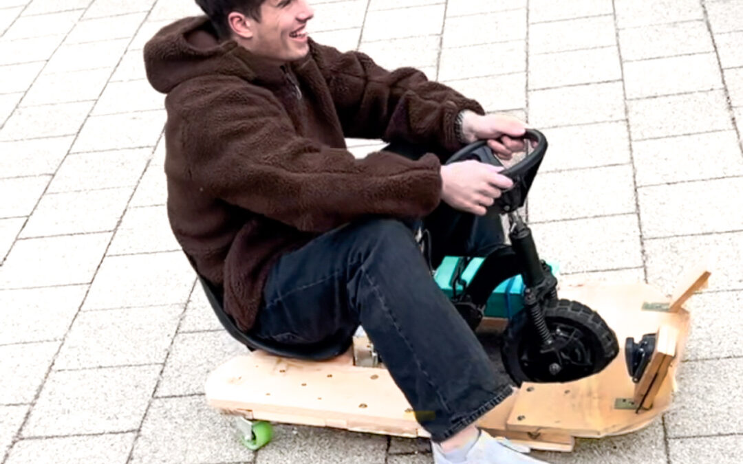 Von E-Scootern zu Gokarts. Lernende der Oskar-von-Miller Schule meistern Technik und Nachhaltigkeit.